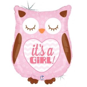 Shape it’s a girl Baby Owl, 66cm
