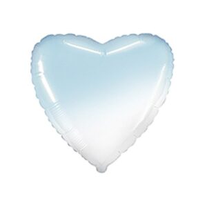 Foil heart Blue gradient, 45cm