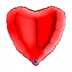 Foil heart Red, 45cm