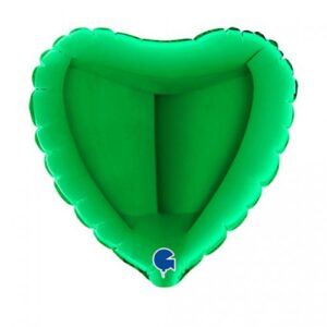 Foil heart Green, 45cm