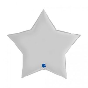 Foil star White, 45cm