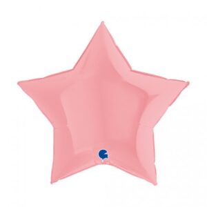 Foil star Pastel Pink, 45cm