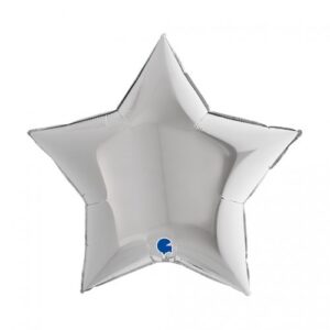 Foil star Silver, 45cm